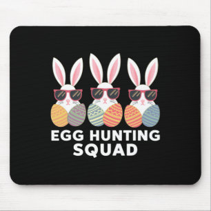 Egg Hunting Squad Boys Girls Easter Family Mouse Mat