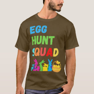 Egg Hunting Squad Bunny Family  T-Shirt