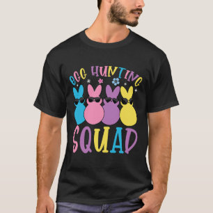Egg Hunting Squad Crew Family Happy Easter Bunny T-Shirt