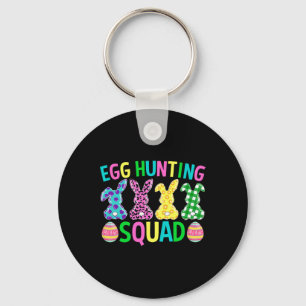 Egg Hunting Squad Crew Family Happy Easter Day Key Ring