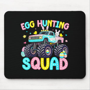 Egg hunting squad for kids toddler boys girls mouse mat