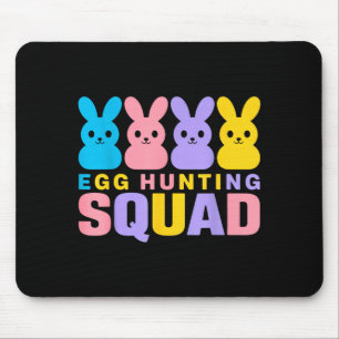 Egg Hunting Squad Funny Easter Bunny Family Event  Mouse Mat