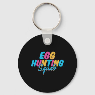 Egg Hunting Squad Happy Easter Day Hunting Season Key Ring