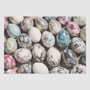 Egg Ink Painting Decoupage Tissue Paper