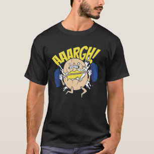 Egg Lifting Weights Fitness Gym Workout Squat Wome T-Shirt