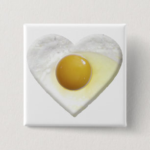 Egg LOVE 15 Cm Square Badge