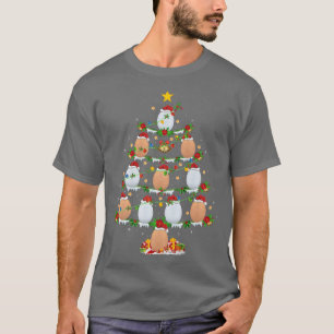 Egg Lover Xmas Lights Eggs Christmas Tree  T-Shirt