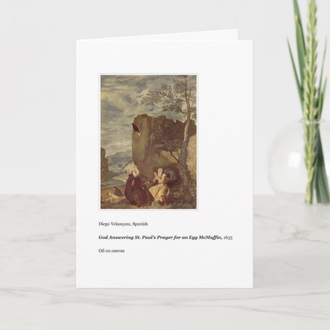 EGG MCMUFFIN BIRTHDAY CARD (Front)