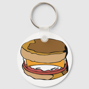 Egg muffin key ring