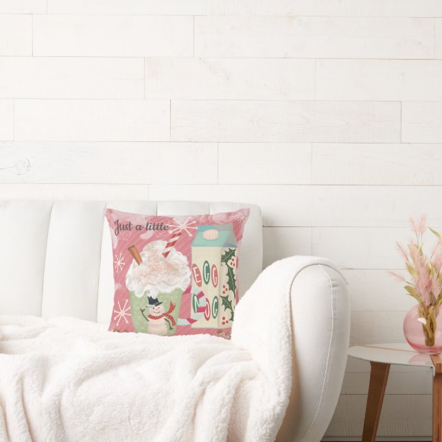 Egg Nog Holiday Cushion (Couch)