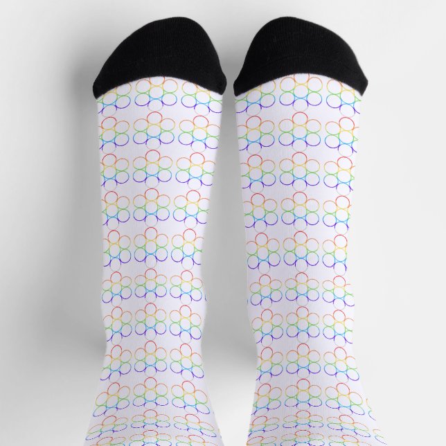 Egg of Life Womens Crew Socks (Top)