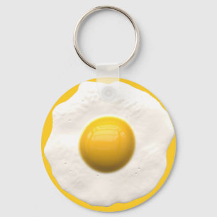 Egg Over Easy Key Ring