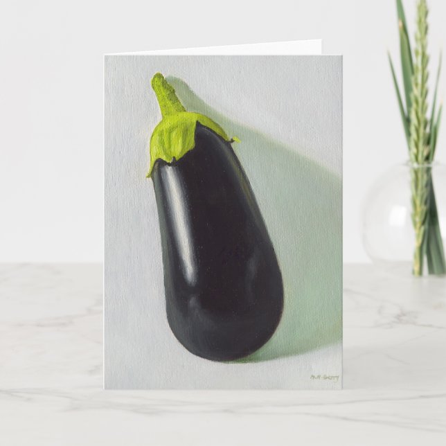 Egg Plant / Aubergine Card (Front)