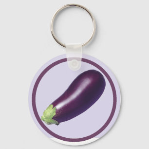 Egg Plant Key Ring