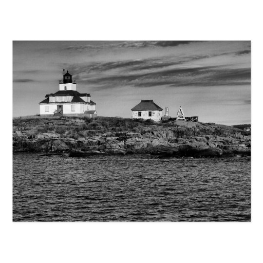 Egg Rock Lighthouse Maine-Postcard Postcard