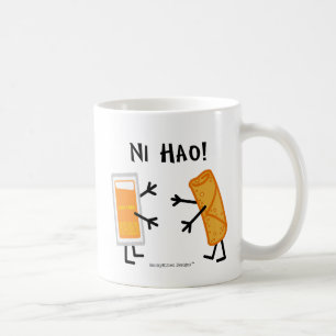 Egg Roll & Duck Sauce - Ni Hao! Coffee Mug