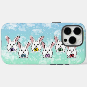 Egg Shaped Easter Rabbits iPhone 16 Pro Max Case