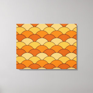 EGG SHAPED PATTERN CANVAS PRINT