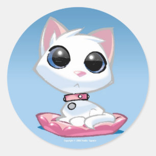 Egg Shell Classic Round Sticker