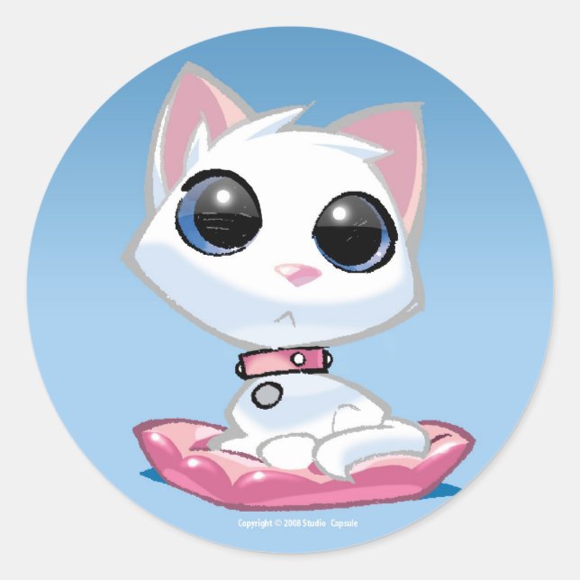 Egg Shell Classic Round Sticker (Front)