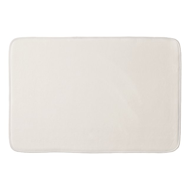 Egg Shell White Large Bath Mat (Front)