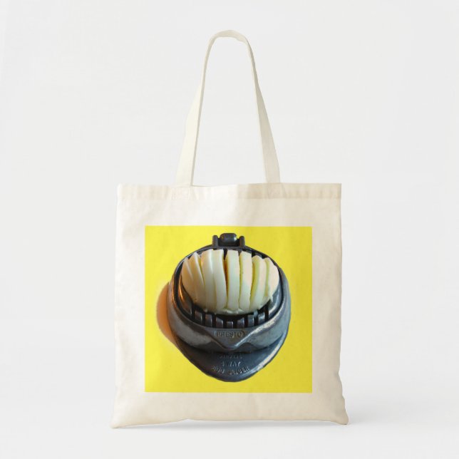 egg slice o matic tote bag (Front)