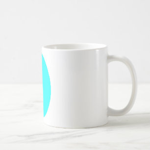 Egg Solid Cyan The MUSEUM Zazzle Gifts Coffee Mug