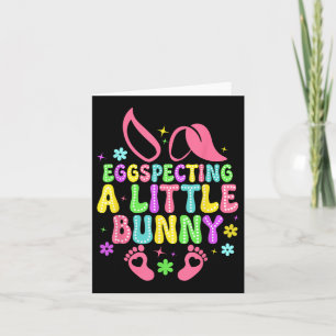 Egg Specting Little Bunny Easter Mum Pregnancy Ann Card
