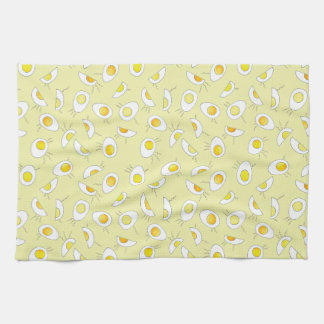 Egg-Static! -Yellow Hand Towel