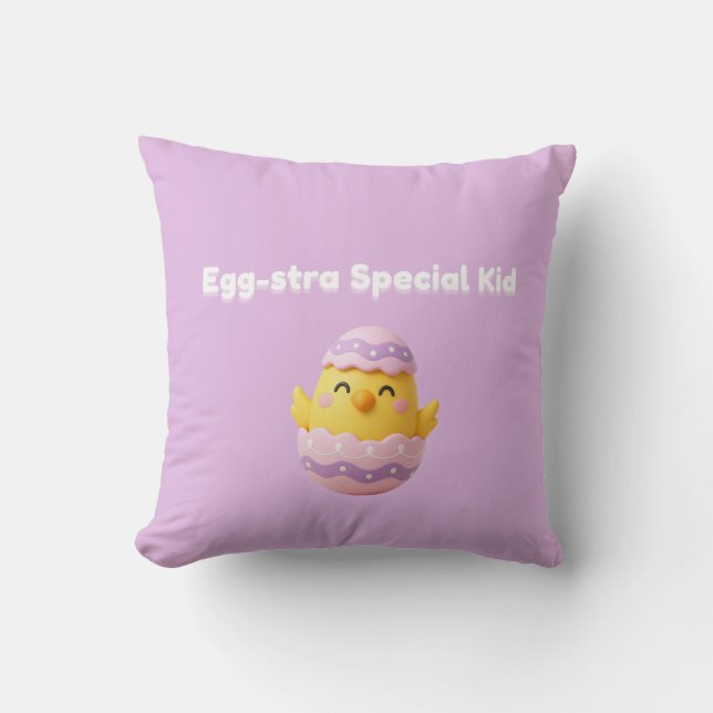 Egg-stra Special Kid Cushion (Front)