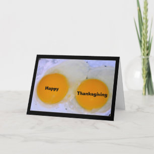Egg-stra Special Thanksgiving Holiday Card