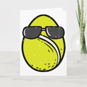Egg Tennis Ll Sungles Easter Day Sports Men Women Card
