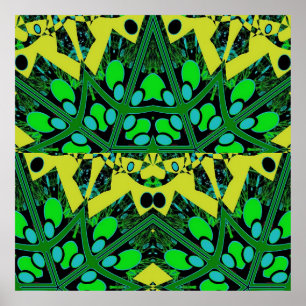 Egg Theory III - Ken Gauge Abstract Poster