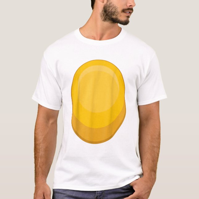 Egg Yolk Costume Deviled Egg Costume Funny Hallowe T-Shirt (Front)