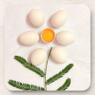 Egg Yolk Flower Coaster