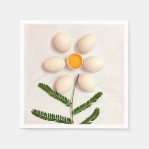 Egg Yolk Flower Napkin