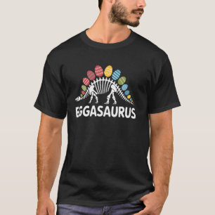Eggasaurus Dinosaur Easter Egg Hunt Funny Kids Boy T-Shirt