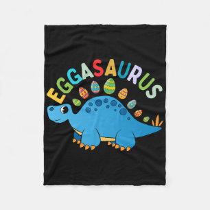 Eggasaurus Easter Egg Hunt Dinosaur Stegosaurus To Fleece Blanket