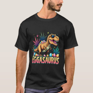 Eggasaurus Easter Stegosaurus Dinosaur Boys Kids T T-Shirt