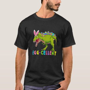 Eggcellent Eggs Cellent Hunter Dinosaur Bunny T re T-Shirt