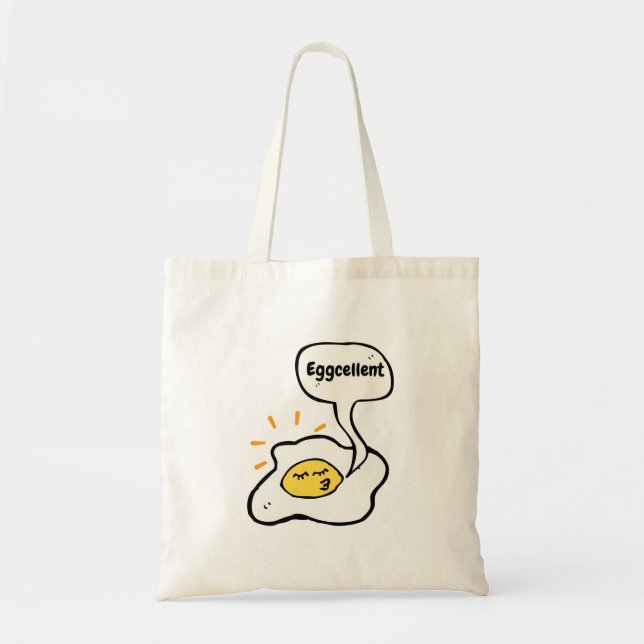Eggcellent Sunny Side Up Tote Bag (Front)
