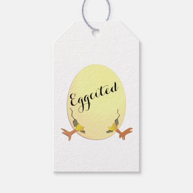 Eggcitement / Fun Name Gift Tags (Front)