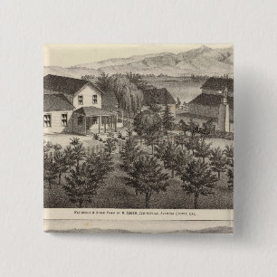 Egger, Haines residences, farms 15 Cm Square Badge