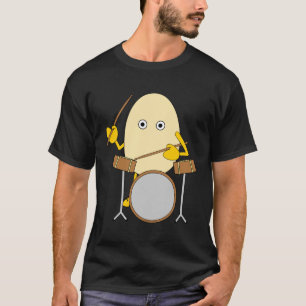 Egghead Drummer  T-Shirt