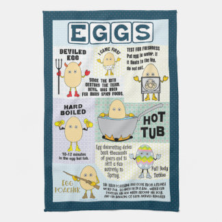 Egghead Eggs Kitchen Towels