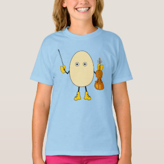Egghead Violinist T-Shirt