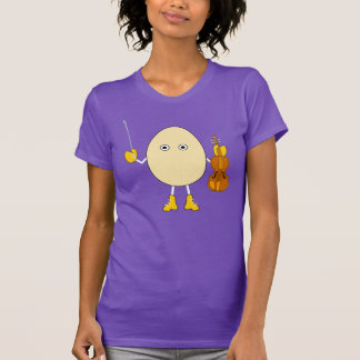 Egghead Violinist T-Shirt