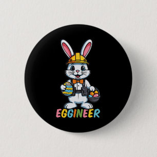 Eggineer Engineer Funny Easter Day Men Women Easte 6 Cm Round Badge