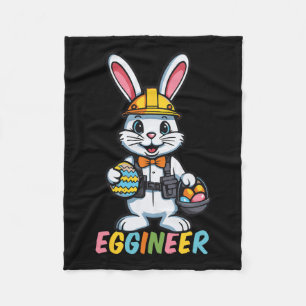 Eggineer Engineer Funny Easter Day Men Women Easte Fleece Blanket