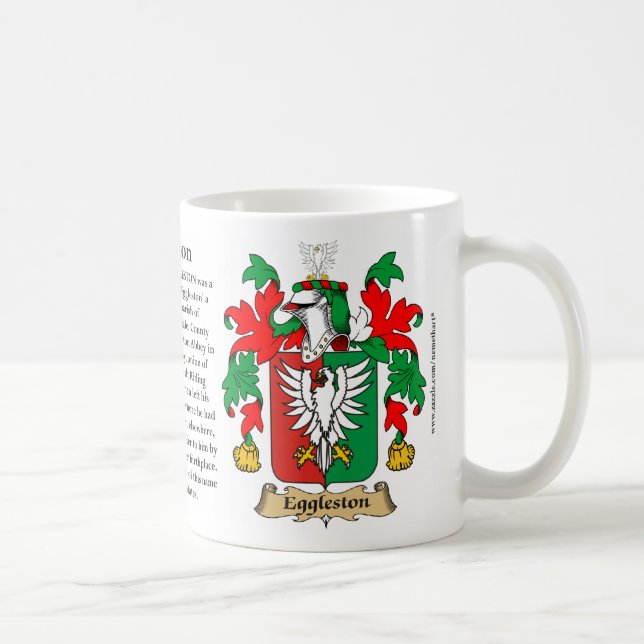 Eggleston, the Origin, the Meaning and the Crest Coffee Mug (Right)